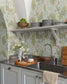 82012 - Granville Wallpaper - Green / Blue / Orange - Midbec