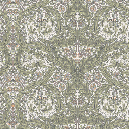 82023 - African Marigold Wallpaper - Green - Midbec