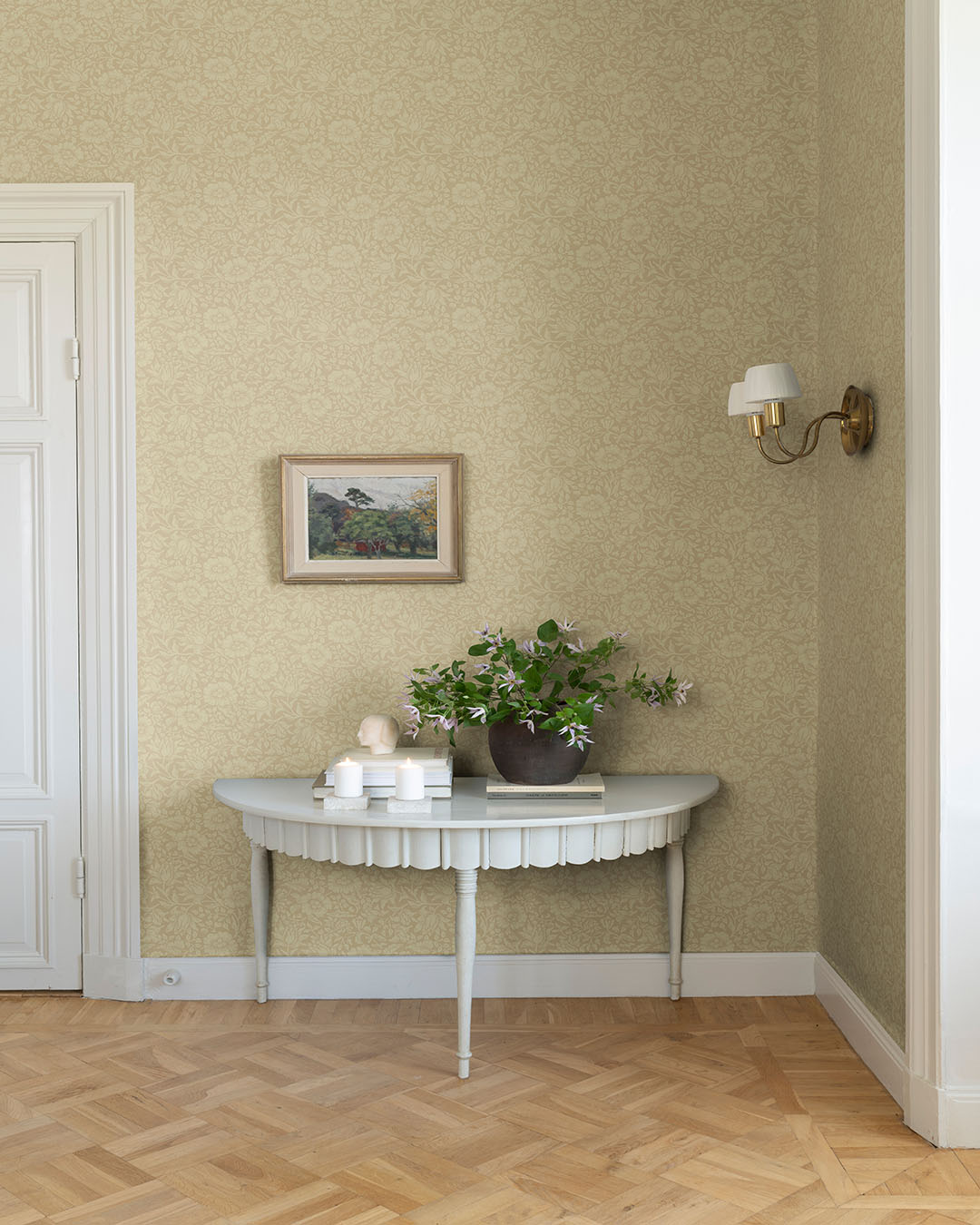 82039 - Mallow Wallpaper - Yellow - Midbec