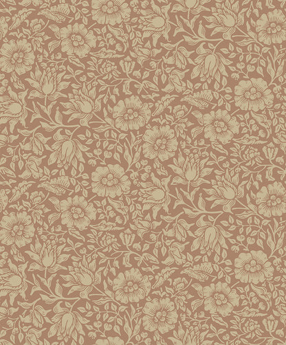 82040 - Mallow Wallpaper - Red - Midbec