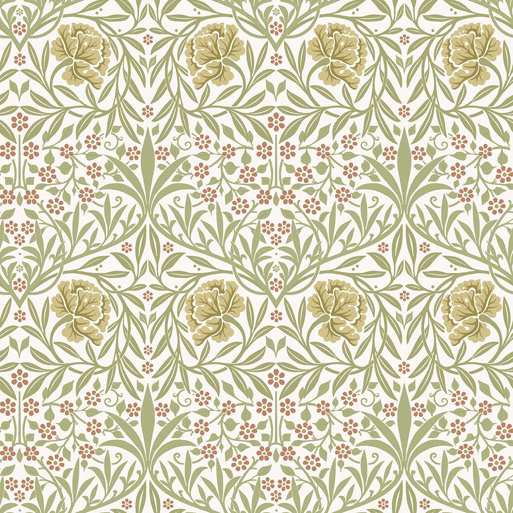 82045 - Oxford Union Wallpaper - Yellow / Green - Midbec