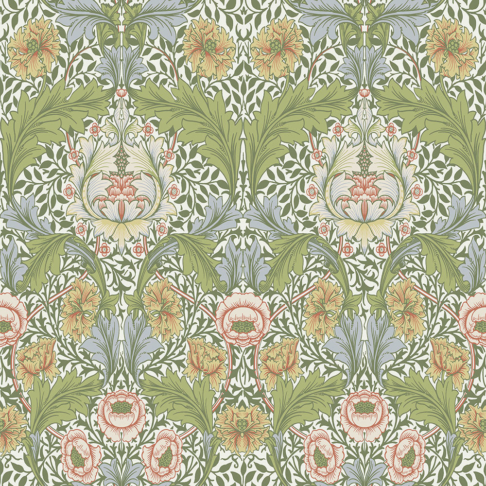 82058 - Myrtle Wallpaper - Green / Yellow - Midbec