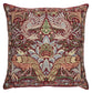 Peacock & Dragon Red Tapestry Cushion with Feather Filler 
