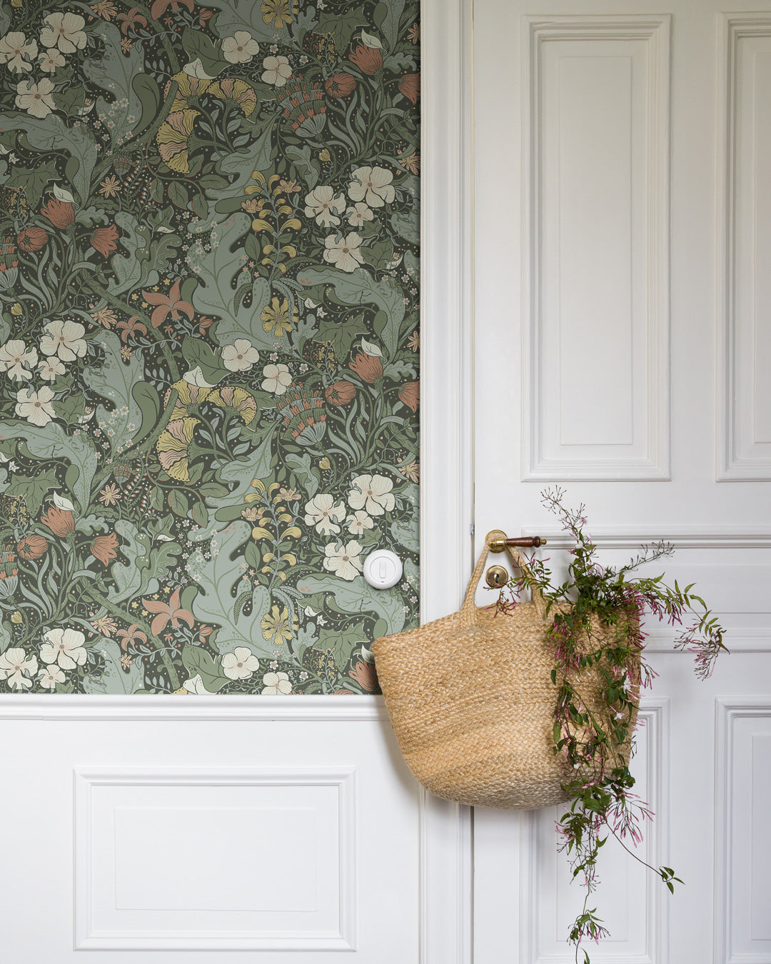 83103 - Elise Wallpaper - Blue - Midbec