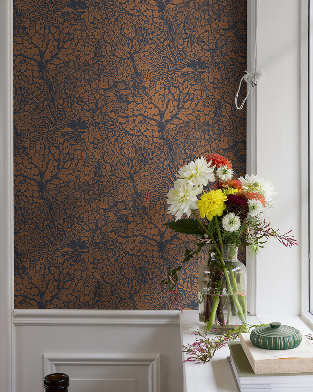 83106 - Olle Wallpaper - Brown - Midbec