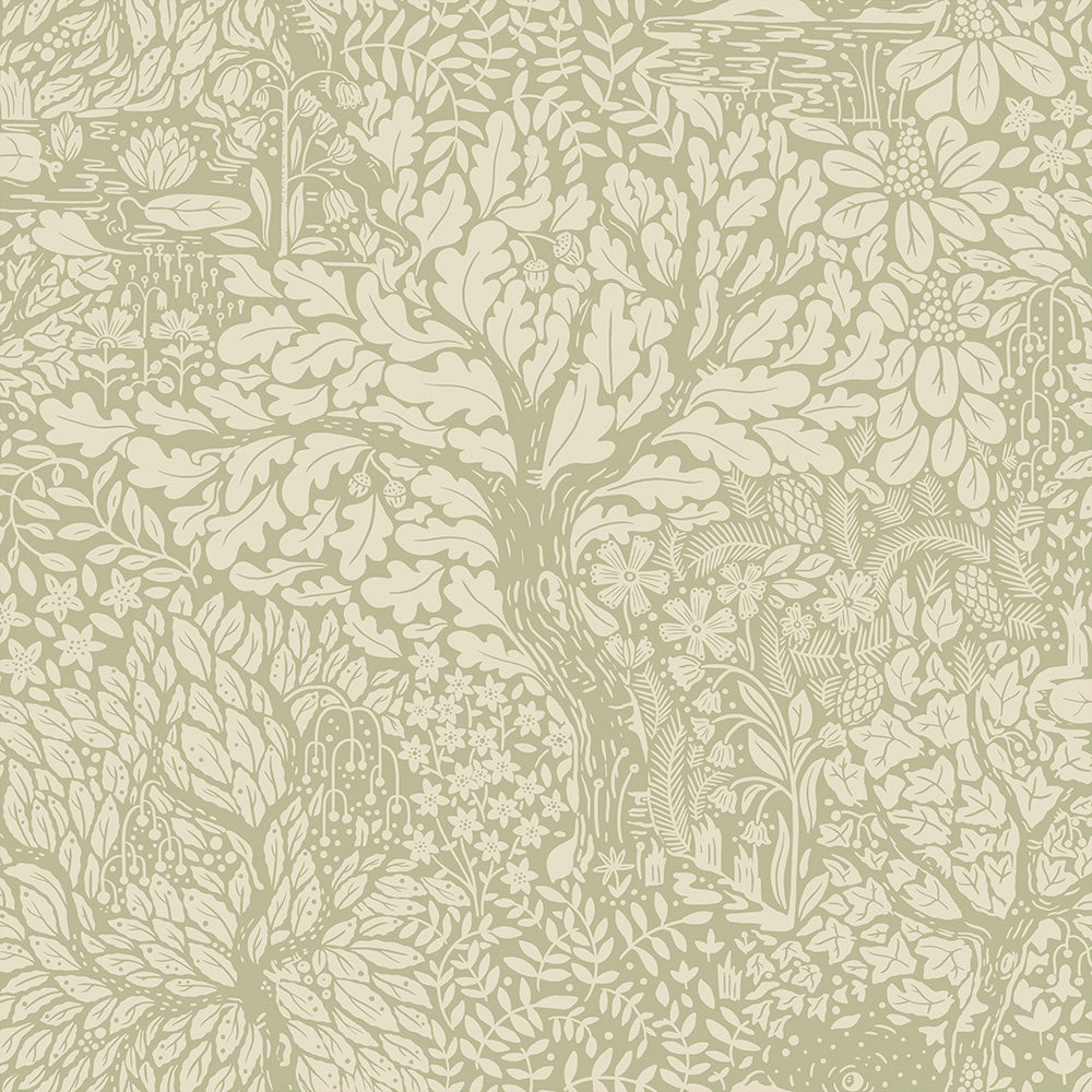 83108 - Olle Wallpaper - Beige - Midbec