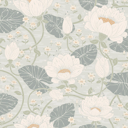 83121 - Eva Wallpaper - Light Blue - Midbec