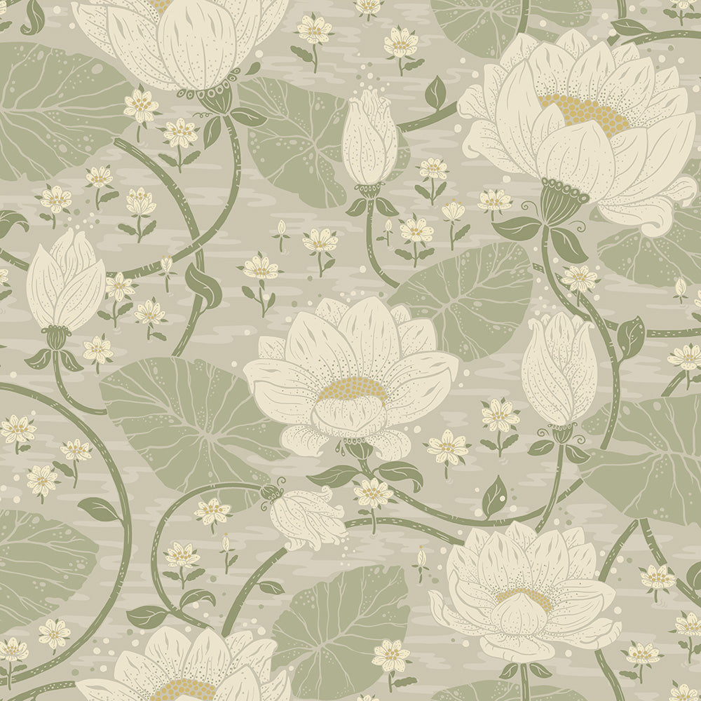 83124 - Eva Wallpaper - Light Gray - Midbec