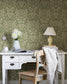 83126 - Berit Wallpaper - Green - Midbec