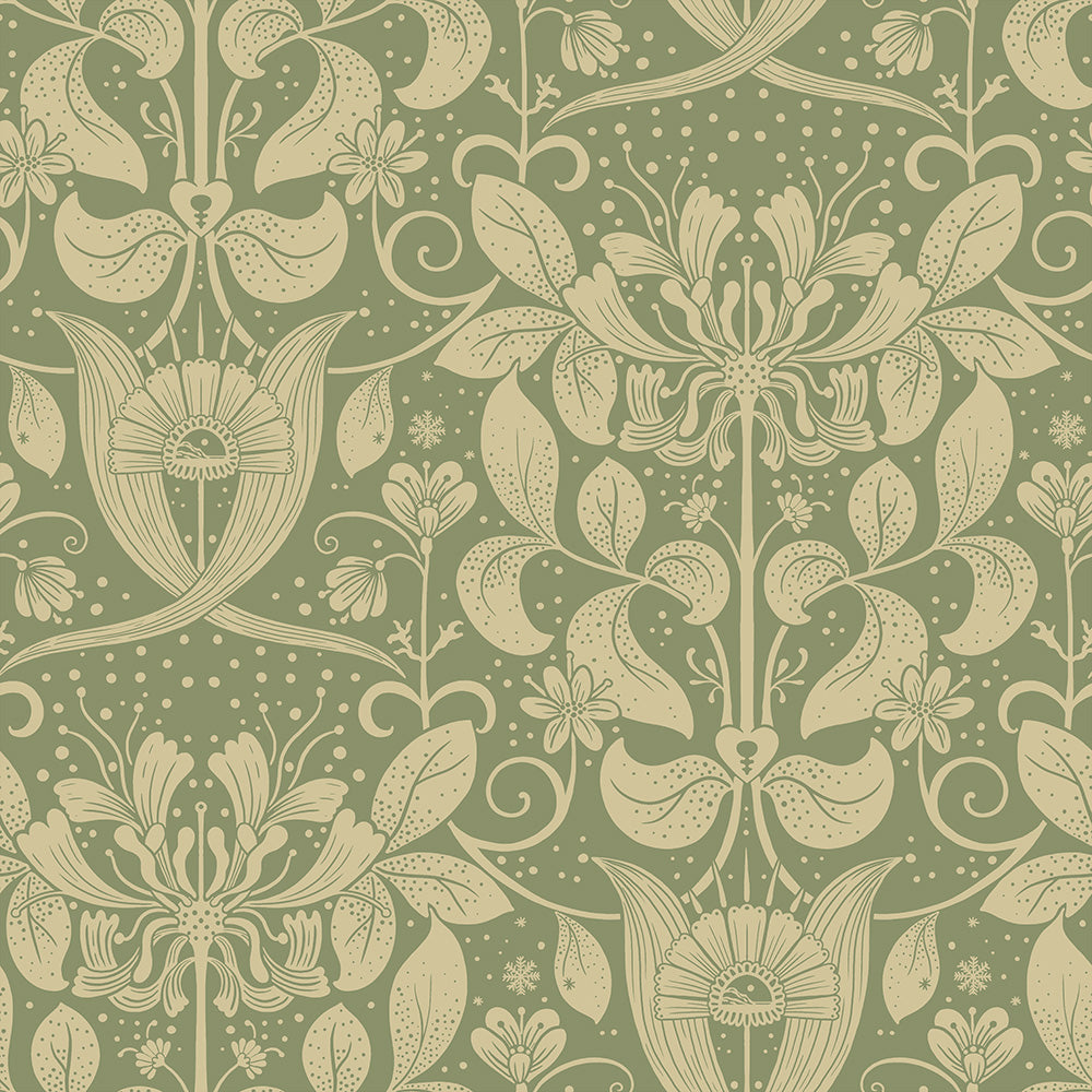 83126 - Berit Wallpaper - Green - Midbec