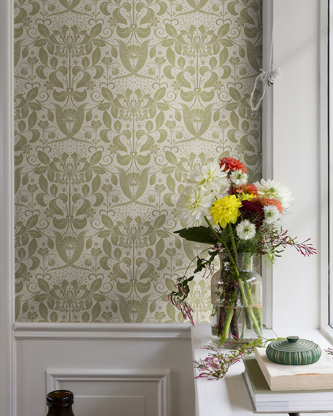 83127 - Berit Wallpaper - Beige - Midbec