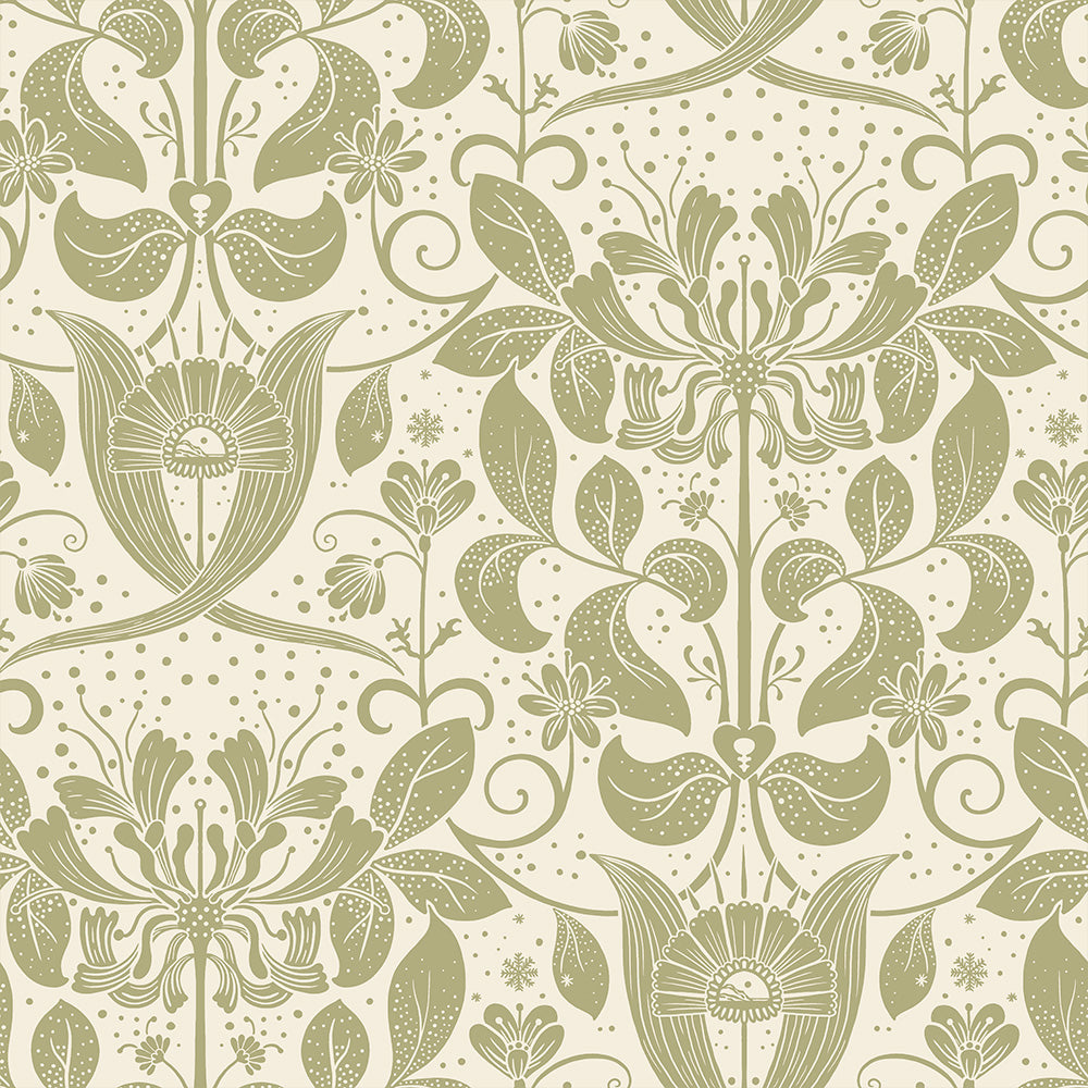 83127 - Berit Wallpaper - Beige - Midbec