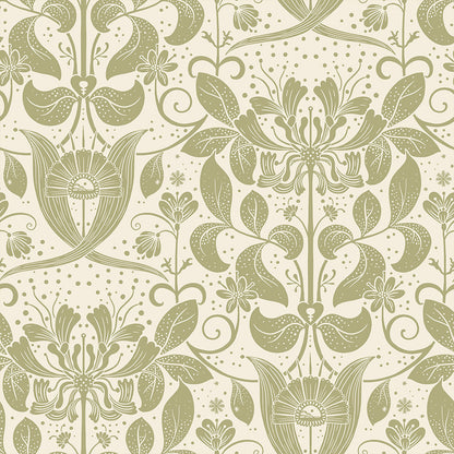 83127 - Berit Wallpaper - Beige - Midbec