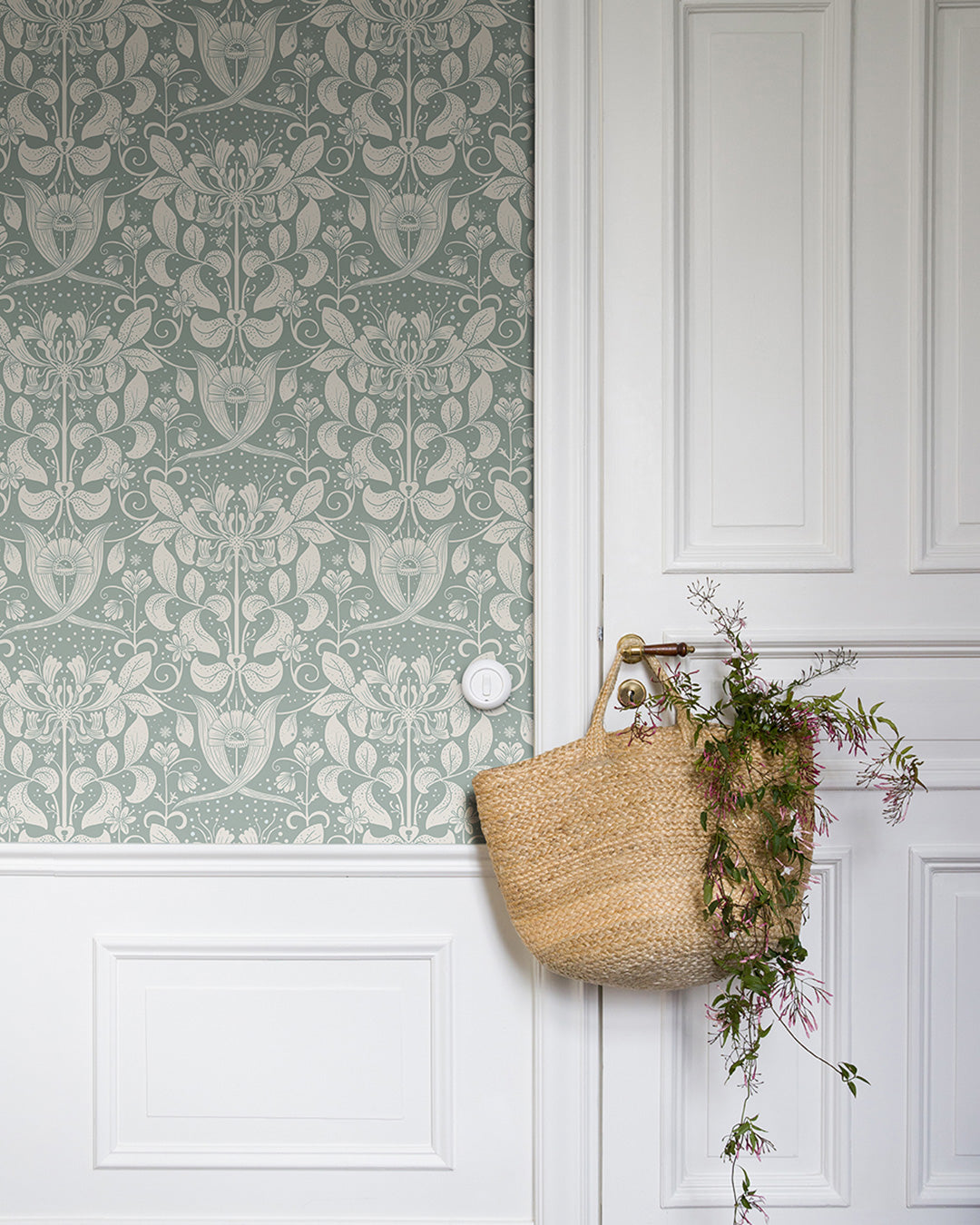 83129 - Berit Wallpaper - Blue - Midbec