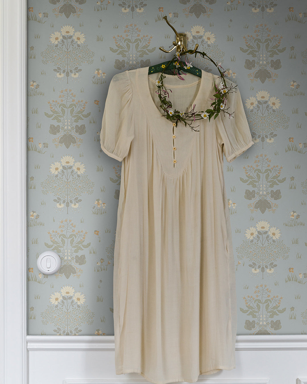 83132 - Edla Wallpaper - Light Blue - Midbec