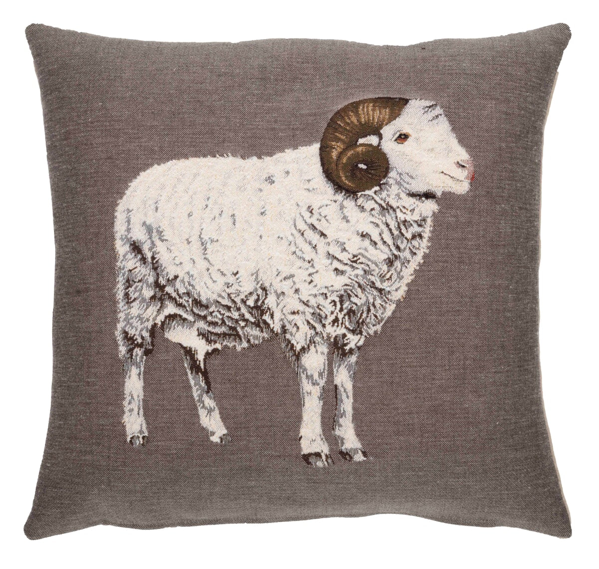Arles Merino Sheep Tapestry Cushion with Feather Filler 