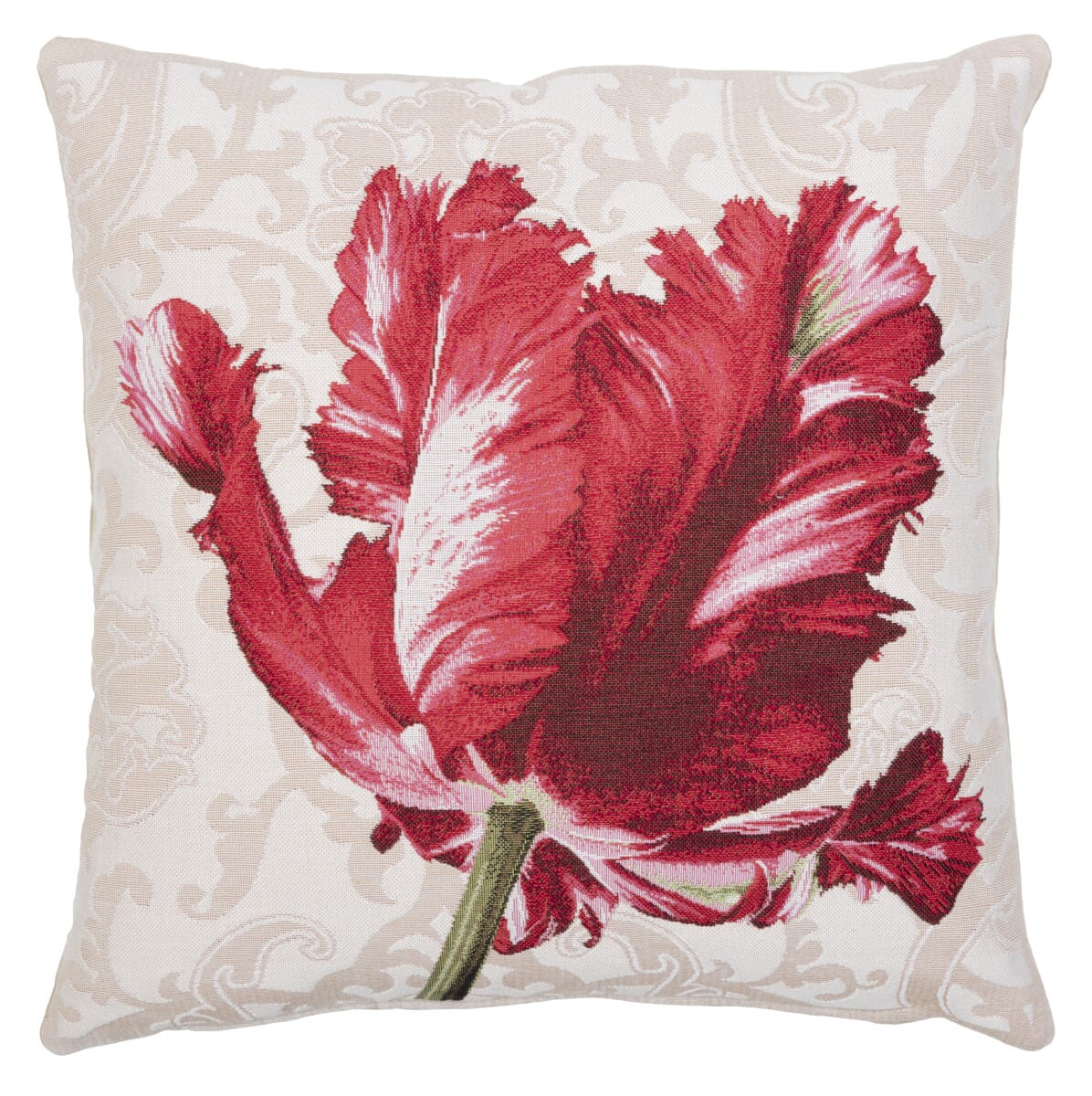 Tulip of Versailles Tapestry Cushion with Feather Filler 