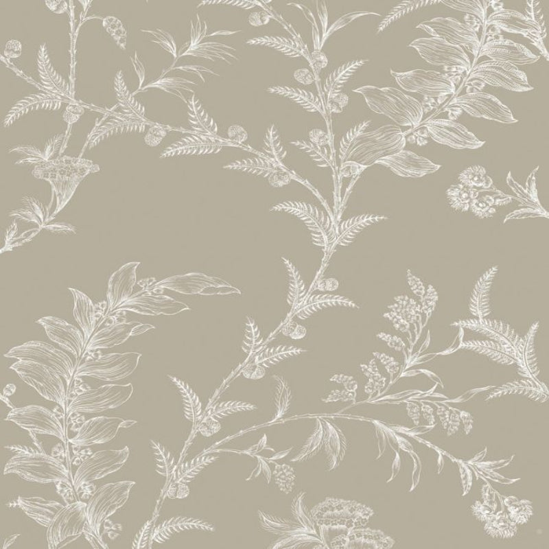 Ludlow Wallpaper - Chalk on Linen - 88/1001