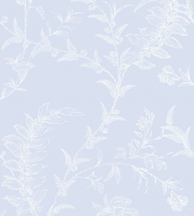 Ludlow Wallpaper - Chalk on Powder Blue - 88/1002