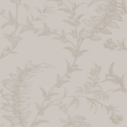 Ludlow Wallpaper - Metallic Gilver on Linen - 88/1004