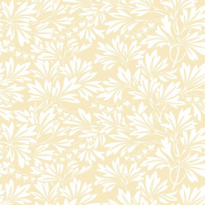 Dialytra Wallpaper - Chalk on Pale Ochre - 88/11046