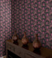 Hartford Wallpaper - Magenta & Rouge on Charcoal - 88/4016