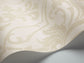 St Petersburg Damask Wallpaper - Parchment on White - 88/8036