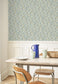 Pansy Room Wallpaper - Green