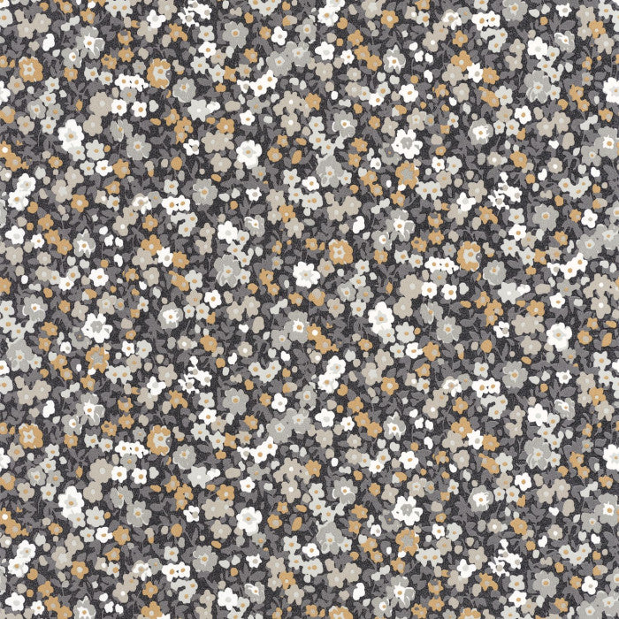 Pansy Wallpaper - Brown