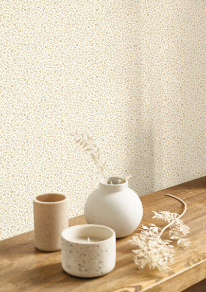Myosotis Room Wallpaper - Cream
