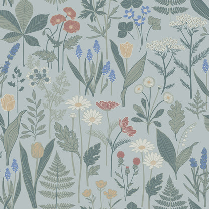 92104 - Elsa Wallpaper - Light Blue - Midbec