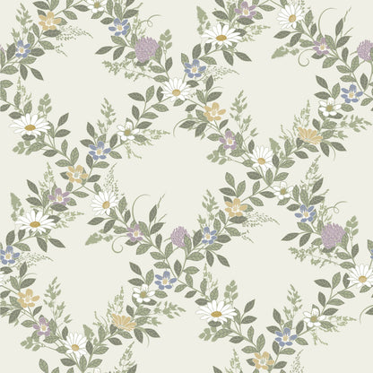 92107 - Margareta Wallpaper - Creamy White - Midbec
