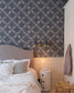 92109 - Margareta Wallpaper - Blue - Midbec