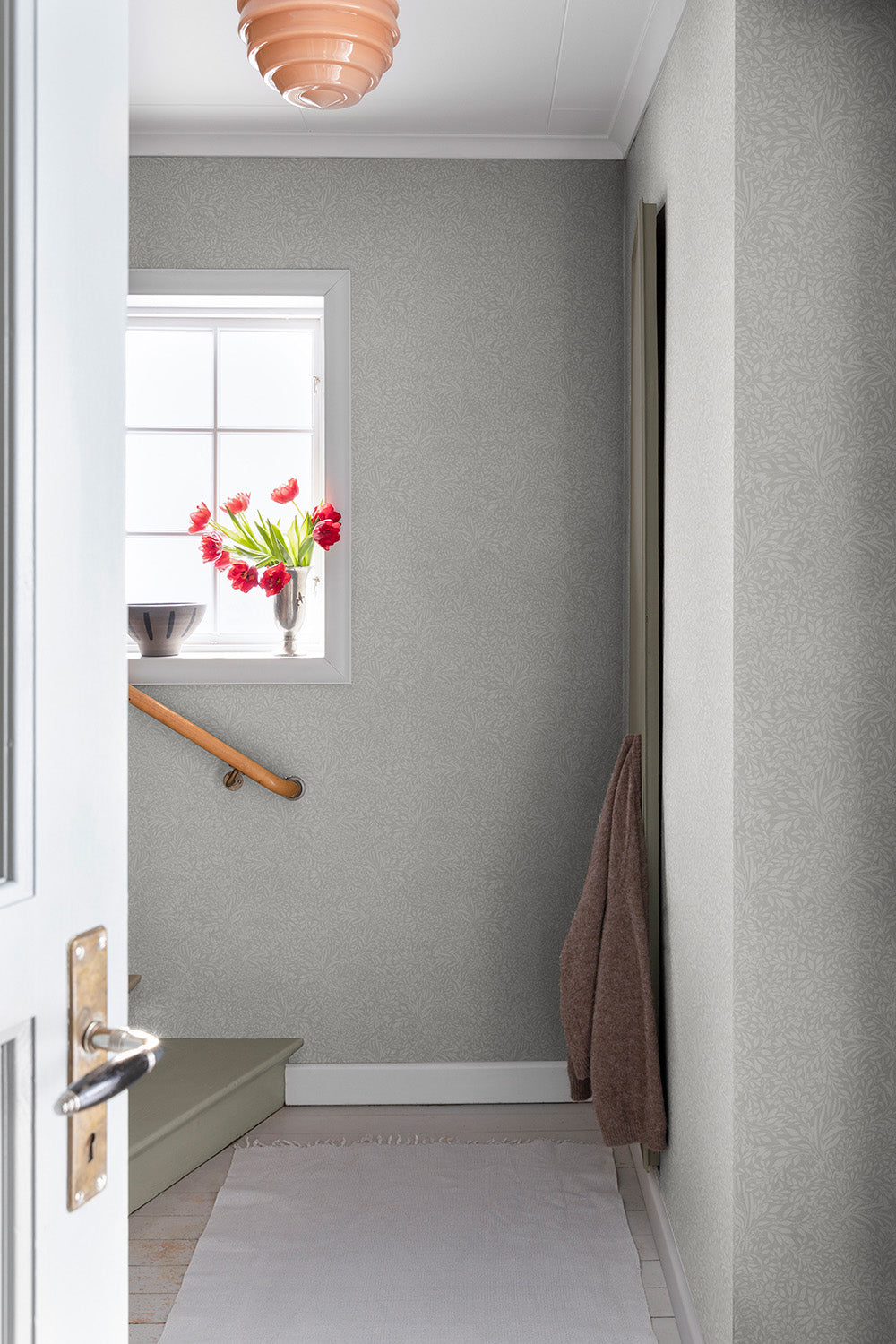 92116 - Kristina Wallpaper - Light Gray - Midbec
