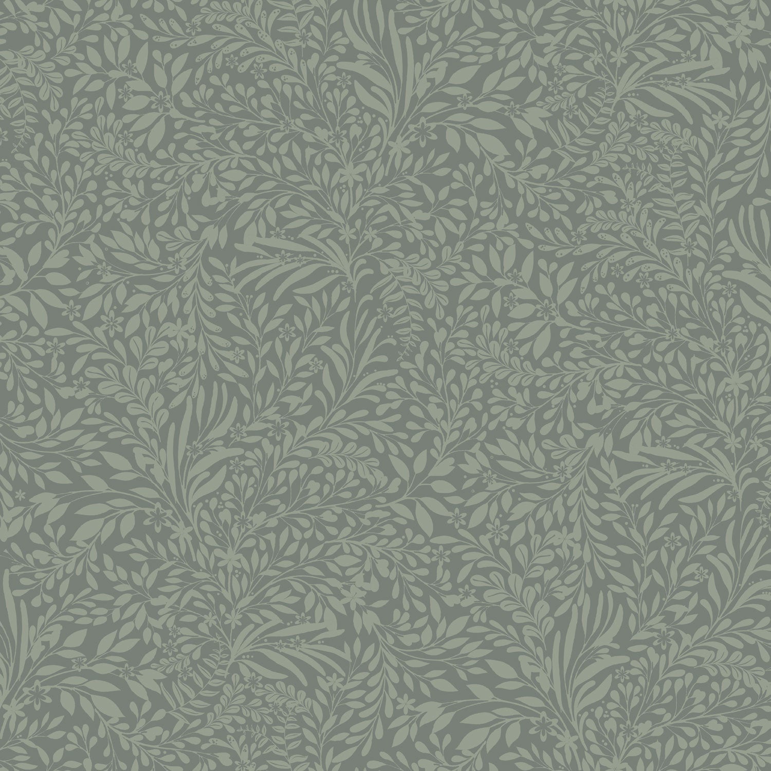 92117 - Kristina Wallpaper - Gray/Green - Midbec