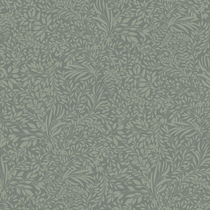 92117 - Kristina Wallpaper - Gray/Green - Midbec