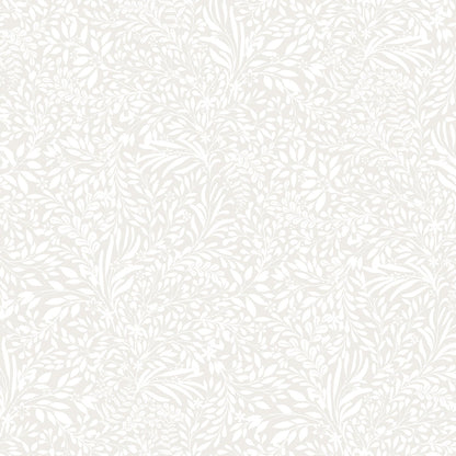 92119 - Kristina Wallpaper - White - Midbec
