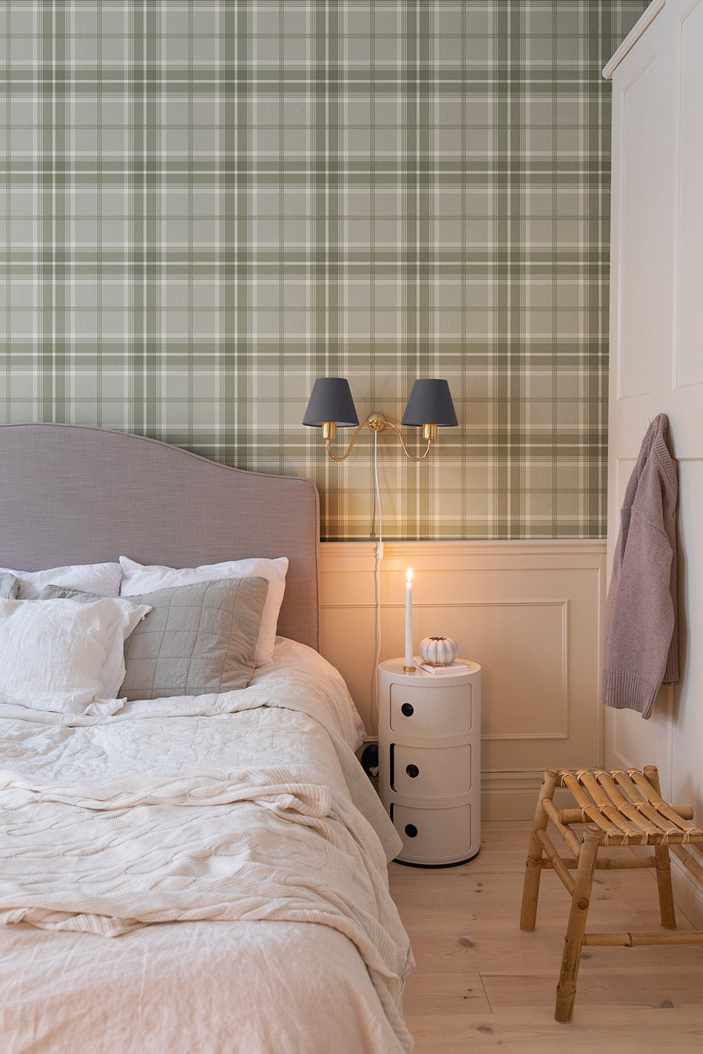 92122 - Emma Wallpaper - Green - Midbec