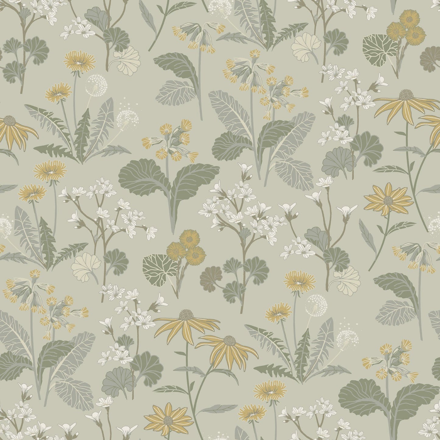 92134 - Magdalena Wallpaper - Light Green - Midbec