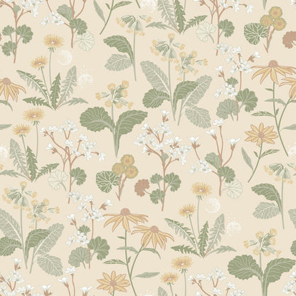 92135 - Magdalena Wallpaper - Light Yellow - Midbec