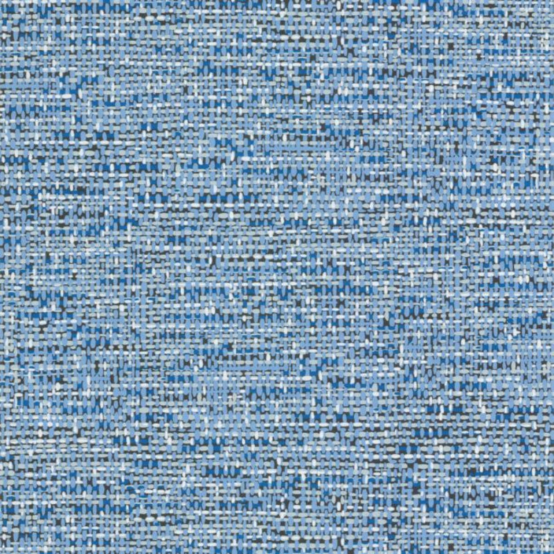 Tweed Wallpaper - Hyacinth Blue & White on Charcoal - 92/4019