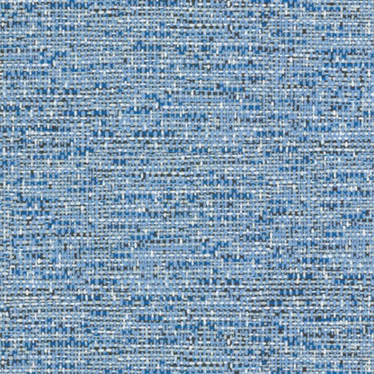 Tweed Wallpaper - Hyacinth Blue & White on Charcoal - 92/4019