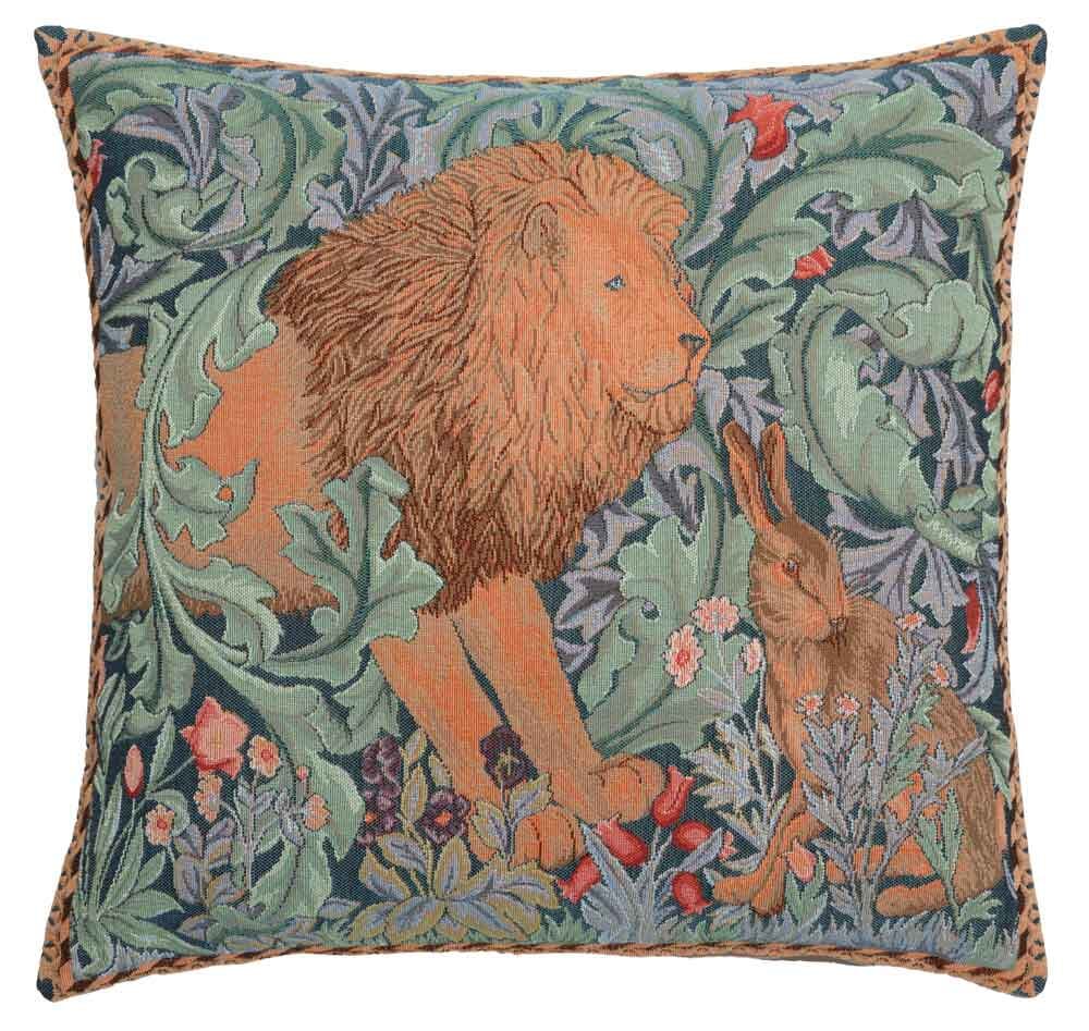 Lion & Hare Regular Cushion with Feather Filler 