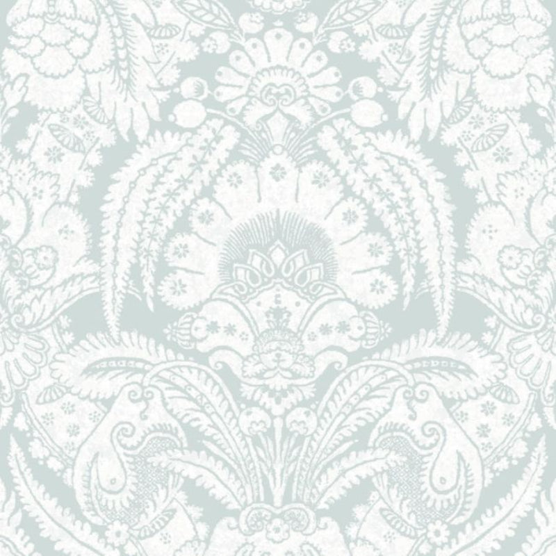 Chatterton Wallpaper - Chalk on Print Room Blue - 94/2011