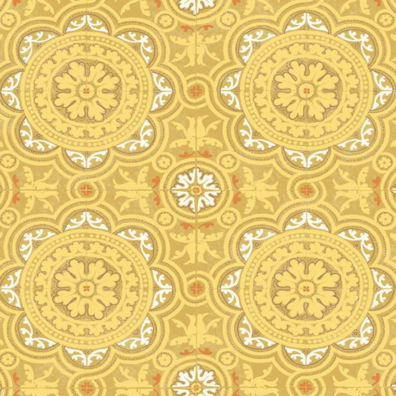 Piccadilly Wallpaper - Ochre - 94/8046