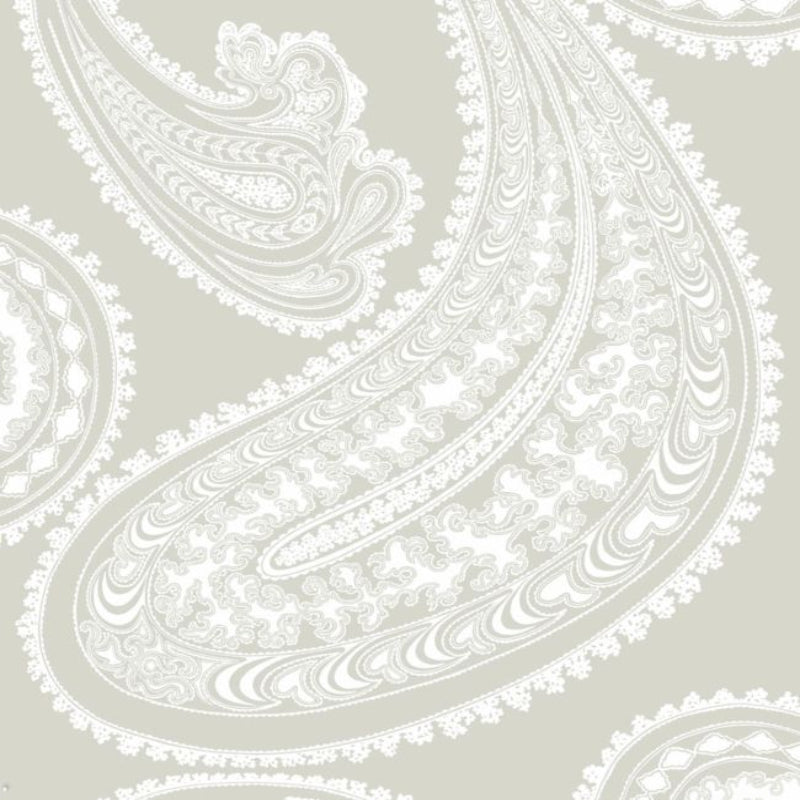 Rajapur Wallpaper - Chalk on Taupe - 95/2011