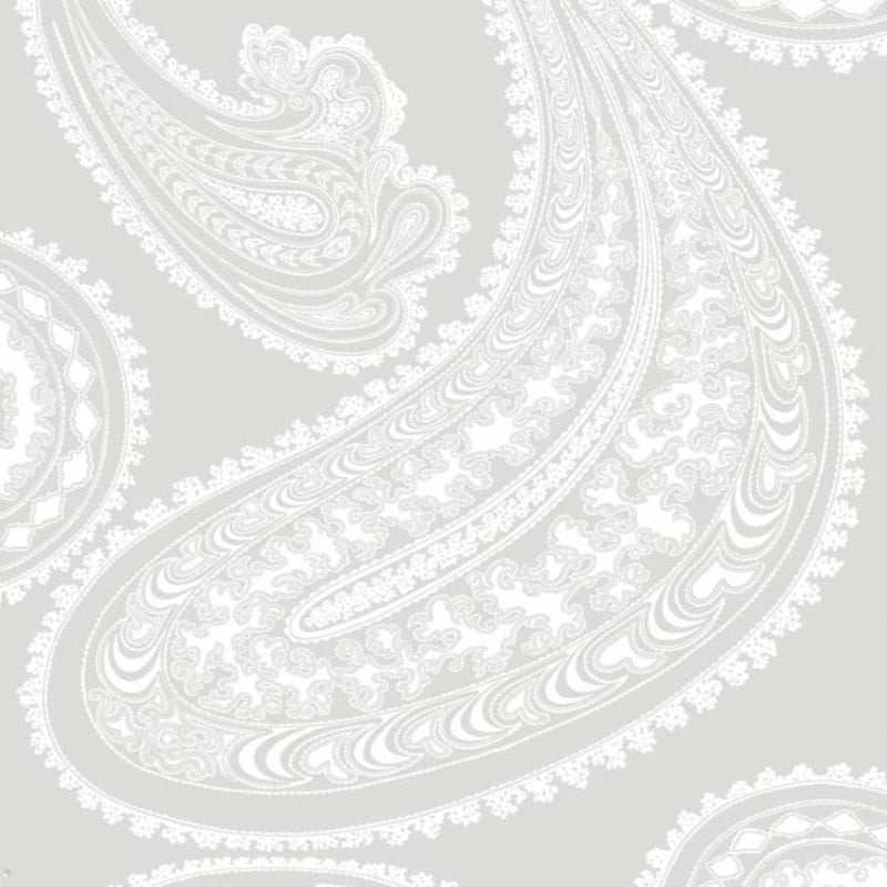 Rajapur Wallpaper - Chalk on Heath Grey - 95/2012