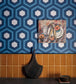 Hicks' Grand Wallpaper - Metallic Bronze & Red on Ruby - 95/6038