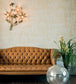 Cow Parsley Wallpaper - Charcoal & Metallic Gilver - 95/9050