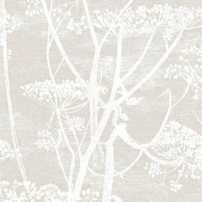 Cow Parsley Wallpaper - Stone & White - 95/9051